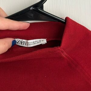 Zara Cropped Turtle Neck